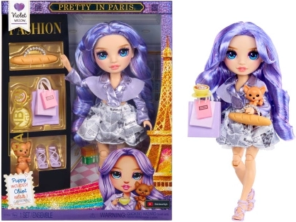 Rainbow High modepop in Parijs Violet