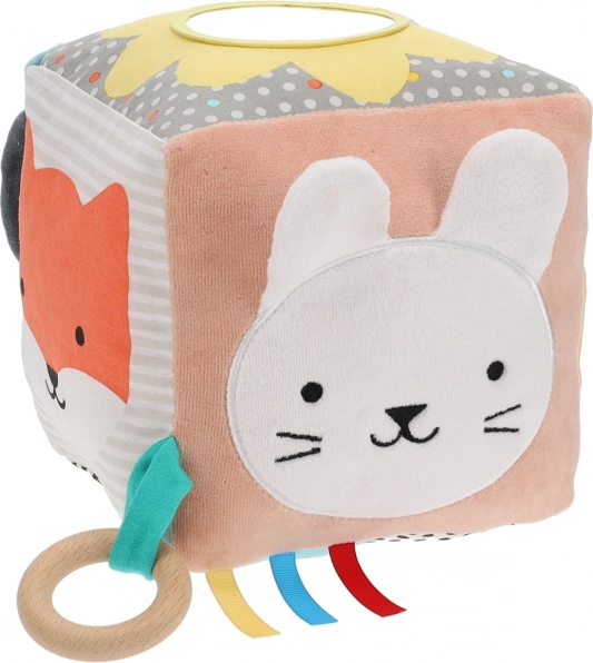 Textiele motoriekblok voor baby's van Petit Collage