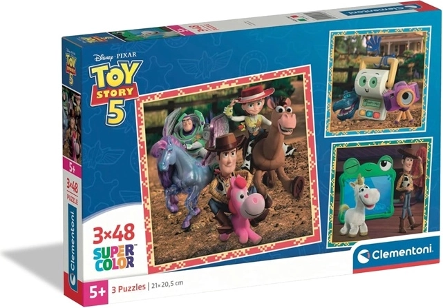 Clementoni Toy Story kinderpuzzel Square 3×48 stukjes