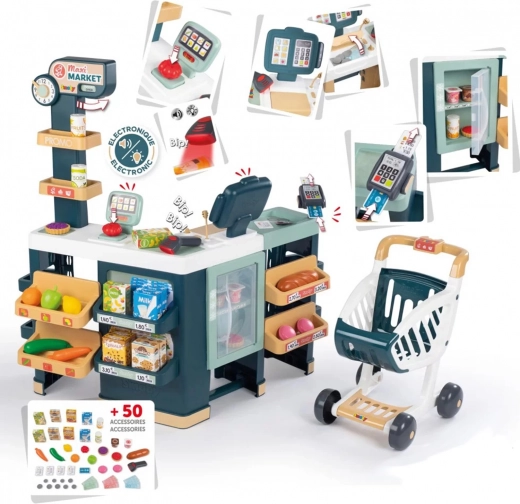 Kindersupermarkt SMOBY met Elektronische Kassa