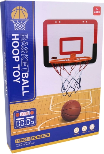 Kinderbasketbalset met basket, bal en pompje 40 × 26 cm