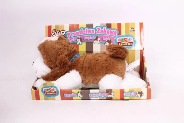 Interactief pluchen hondje Figo op batterijen 22 cm