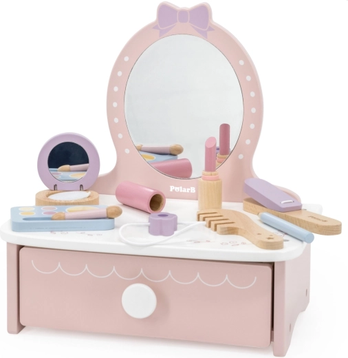 Pastelkleurig houten design van PolarB