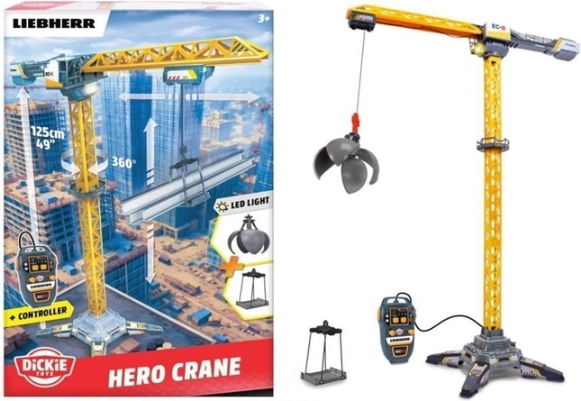 Op afstand bestuurbare Liebherr-kraan van 125 cm