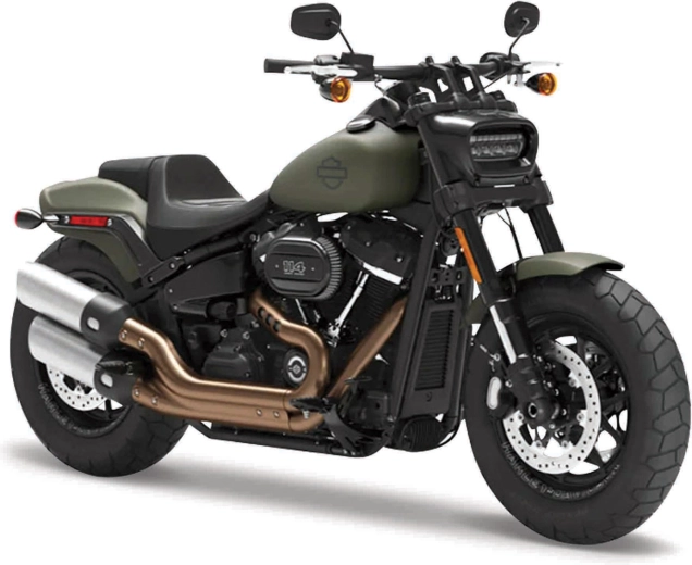 Maisto Harley-Davidson Fat Bob 114 1:18 groen