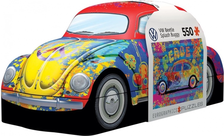 Puzzel EUROGRAPHICS in metalen blik Volkswagen Kever 550 stukjes