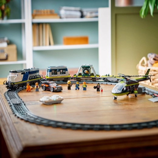 Complete actiescène op de rails