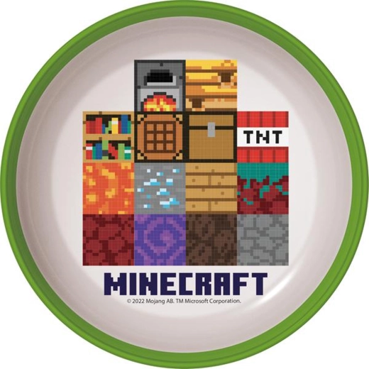 Plastic kom Minecraft 300 ml met antislipbodem
