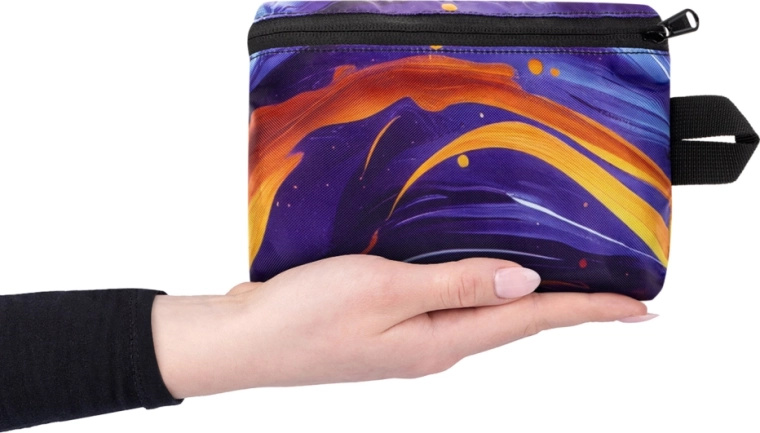 Slimme etui met dubbele klep en vakken