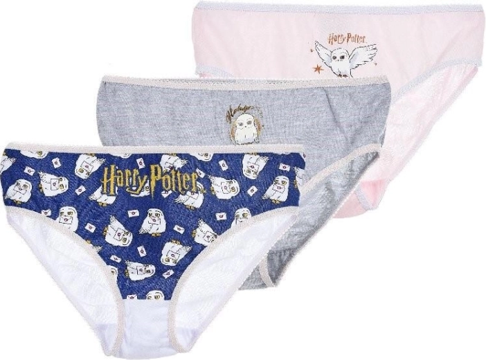 Set van 3 stuks katoenen slipjes Harry Potter
