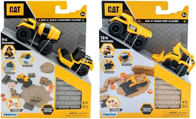 CAT Dig ’N’ Build bouwset met boetseerklei (1 stuk, willekeurige variant)