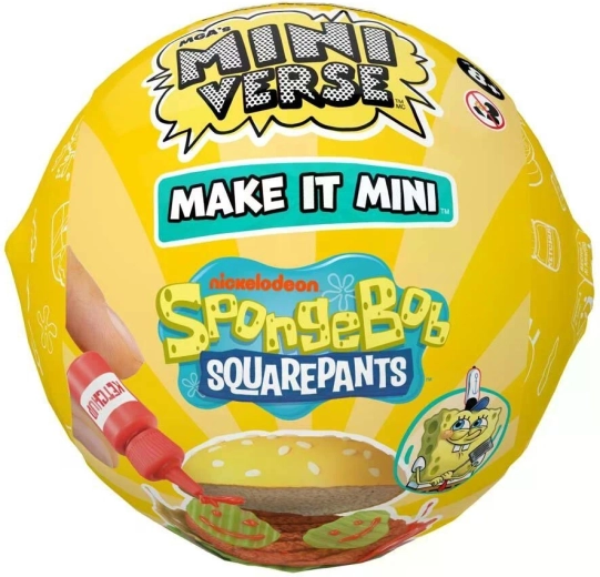 MGA's Miniverse Make It Mini SpongeBob SquarePants verrassing - 1 stuk