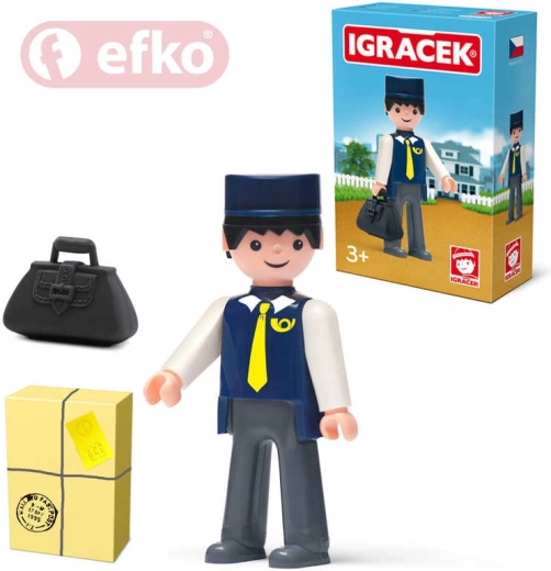 EFKO Igráček postbode met accessoires in een doosje