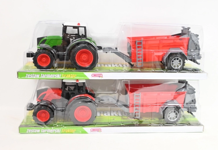 Tractor met landbouwmachine