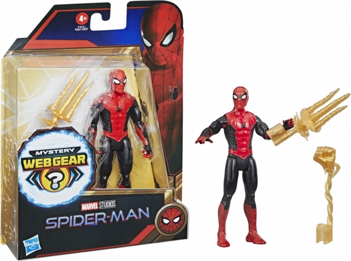 SPIDER-MAN-figuur 15 cm met verrassend spinnenpak