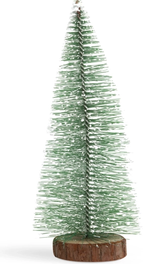 Mini kunstkerstboom met sneeuweffect 30 cm