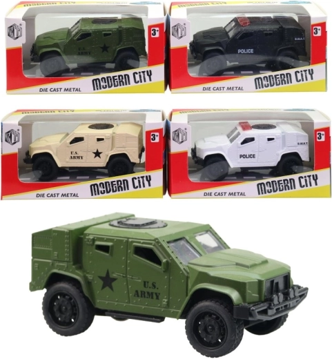 Metalen gepantserd voertuig 11 cm – die-cast model voor kinderen