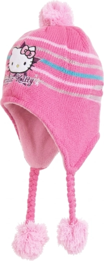 Gebreide muts Hello Kitty
