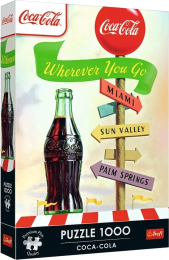 Puzzel 1000 Premium Plus – COCA-COLA Kamkoli míříš