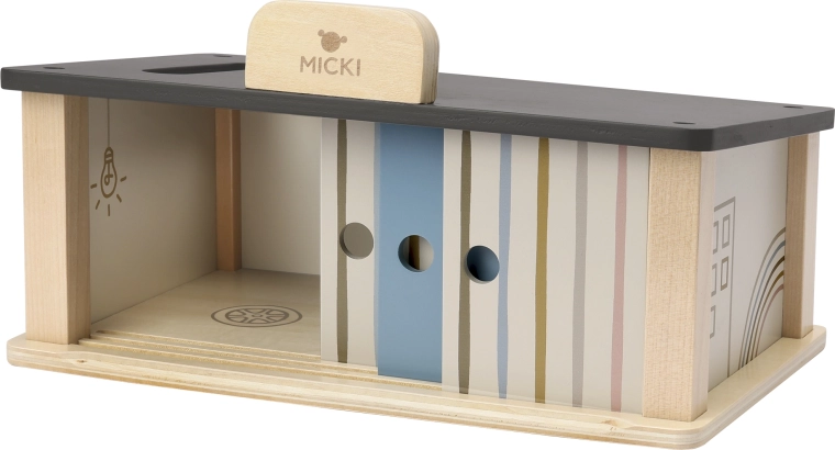 Micki houten garage en autowerkplaats voor kinderen