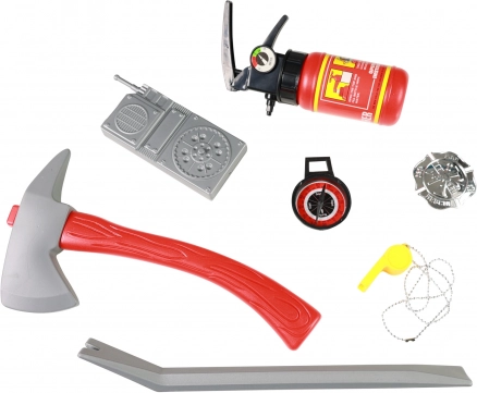 Brandweerset voor kinderen met accessoires