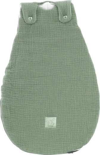Träumeland buitenslaapzak Liebmich mousseline saliegroen 68/74