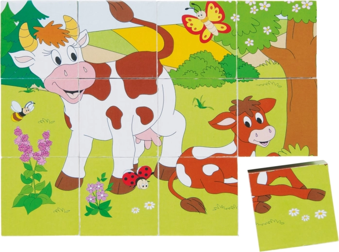 Prentenblokken Diertjes in de seizoenen