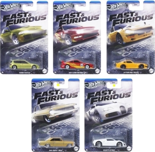 Hot Wheels Fast & Furious – set van 5 auto’s Silver Series