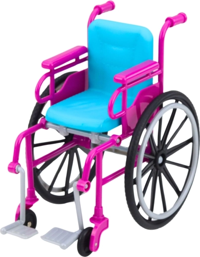 Rolstoel met rijdende wielen