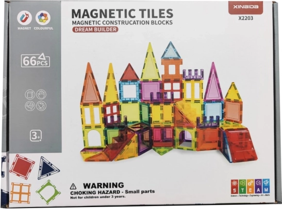 Magnetische bouwset voor kleine bouwers