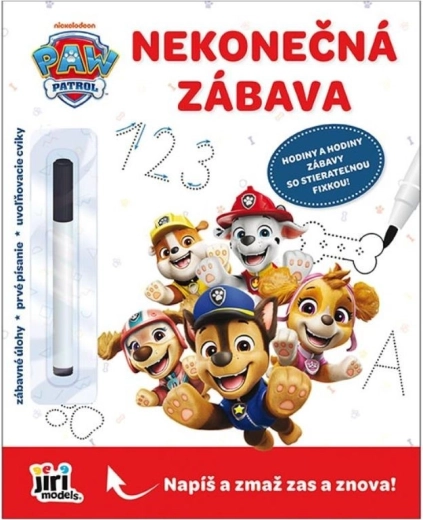 Paw Patrol uitwisbaar creatief werkboek met stift
