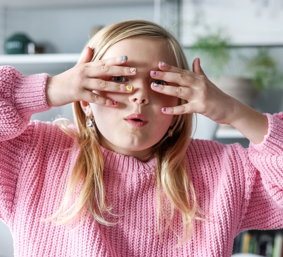 Eenvoudig plakken zonder nagellak