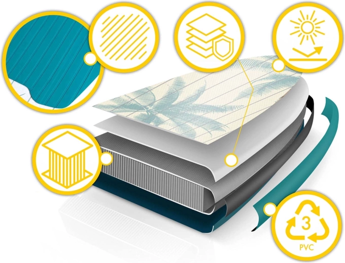 Lichte en stijve Drop Stitch Light-constructie