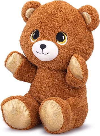 Pluchen zittende teddybeer 16,5 cm