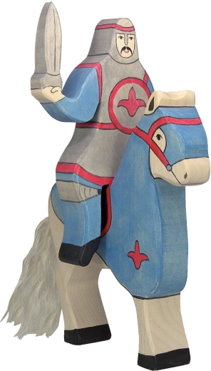Holztiger blauwe ridder (zonder paard)