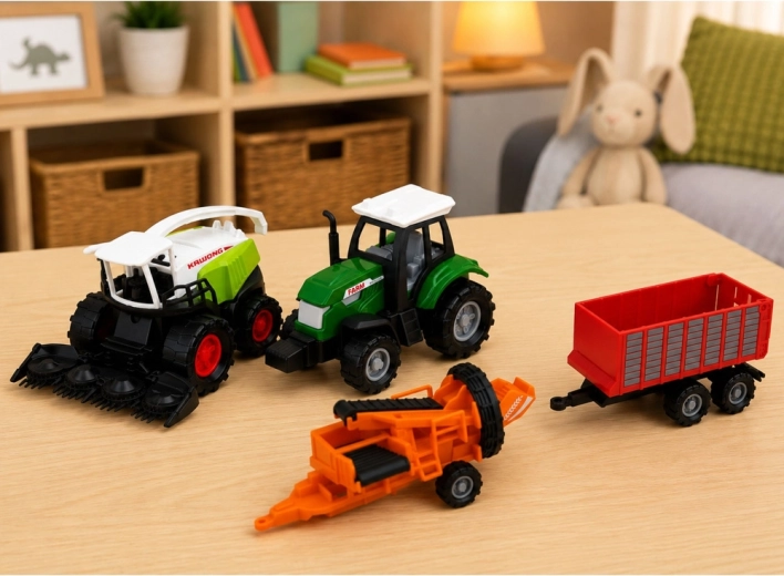 Vier machines voor een complete boerderijspelervaring