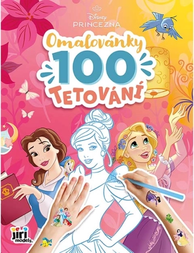 Kleurboek met 100 Disney Prinsessen-tatoeages