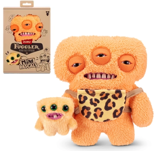 Spin Master Fuggler mini rascals geïrriteerde alien + baby fugg (double trouble) - 1 stuk