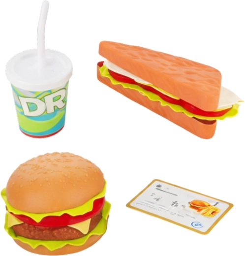 FAST FOOD-accessoires voor thematisch spel