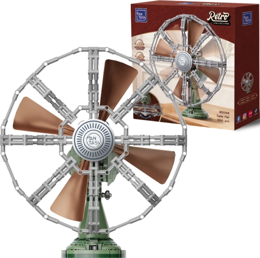 Pantasy Retro Collection retro tafelventilator – bouwset met bewegende bladen