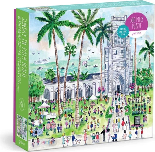 Puzzel Galison Zondag in Palm Beach 500 stukjes