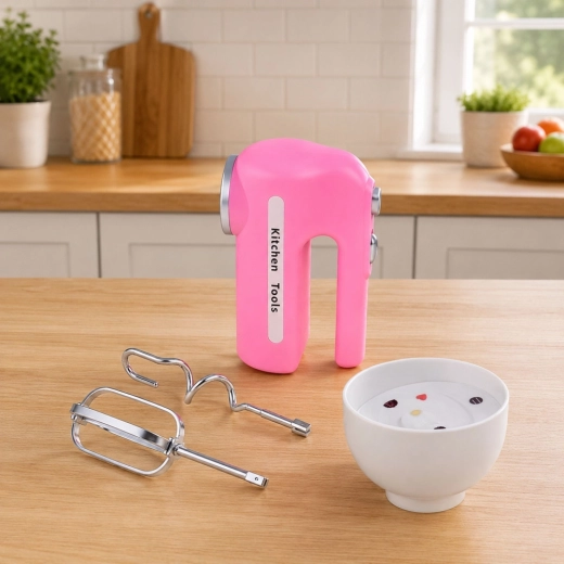 Handmixer met bewegende gardes en realistische geluiden