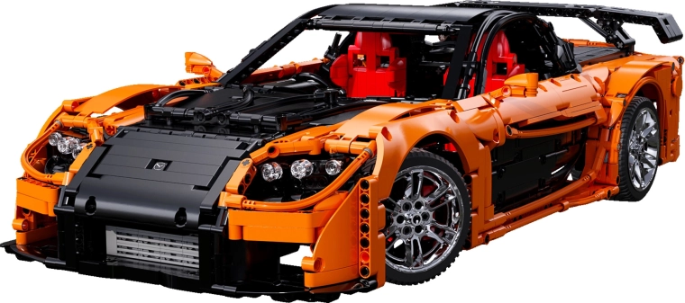 Indrukwekkende uitstraling van de 56 cm sportwagen