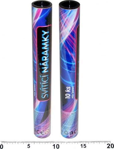 Lichtgevende armbanden 10 stuks