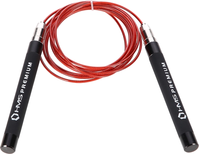 Snel springtouw HMS met lagers en verstelbare stalen kabel