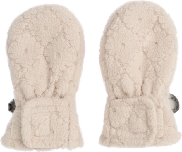 Lodger kinderwantjes zonder duim Mittens folklore fleece birch 1–2 jaar - 1 stuk