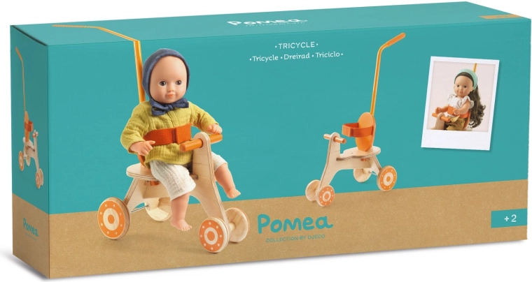 Djeco Pomea driewieler voor poppen