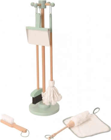 Mintkleurige schoonmaakset voor kinderen