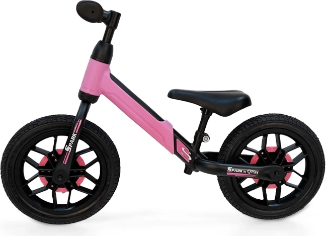 Qplay loopfiets Spark roze