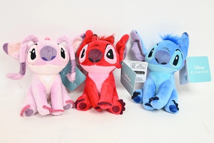 Disney Stitch pluchen sleutelhanger 13 cm (willekeurige variant)